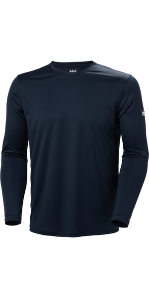 2026 Helly Hansen Mens Tech Crew Long Sleeve Top 2.0 49582 - Navy